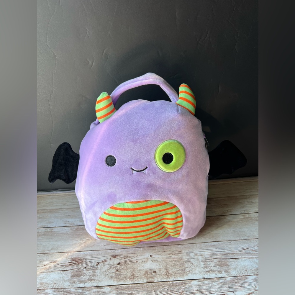 Squishmallows Blaze the Monster Halloween Trick or Treat Pail new with tags
